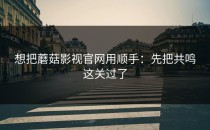 想把蘑菇影视官网用顺手：先把共鸣这关过了